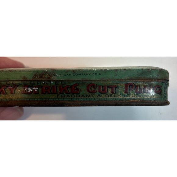 Vintage 1920s Lucky Strike Cigarette Tin Box R A Patterson Tobacco Co - Picture 14 of 16